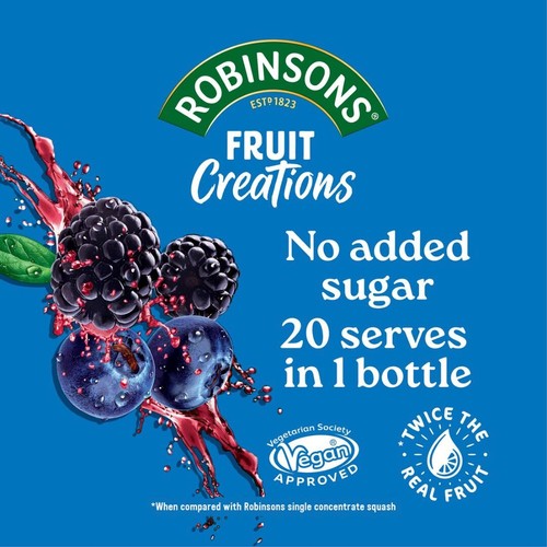 Robinsons Fruit Creations Blackberry and Blueberry