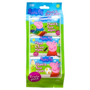 Peppa Pig Hand & Face Wet Wipes Multipack