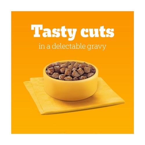 Pedigree Vitality+ Adult Wet Dog Food Selection in Gravy Pouch