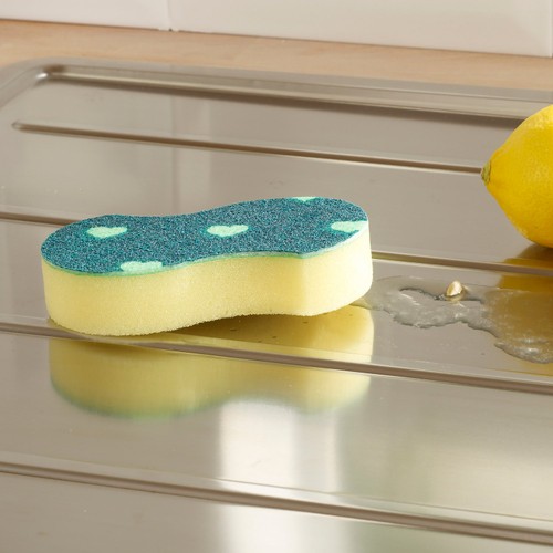 Spontex Easy - Sponge Scourers with Comfort Grip