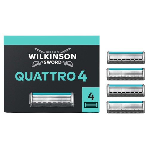 Wilkinson Sword Quattro Men's Razor Blades