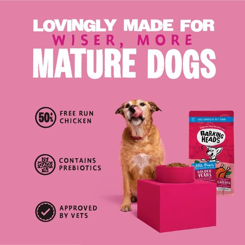 Barking Heads Little Paws Golden Years Dry Dog Food