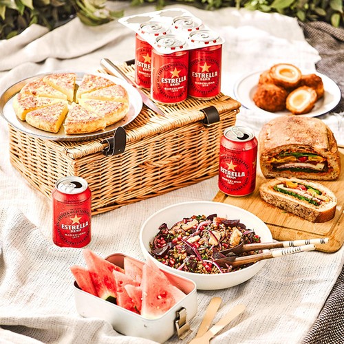 Estrella Damm Premium Spanish Lager Beer Cans
