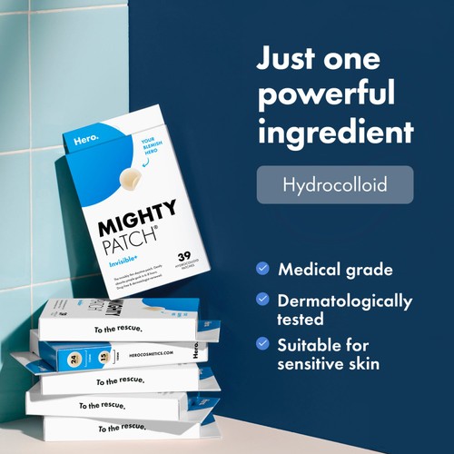 Hero Mighty Pimple Patches Invisible 24