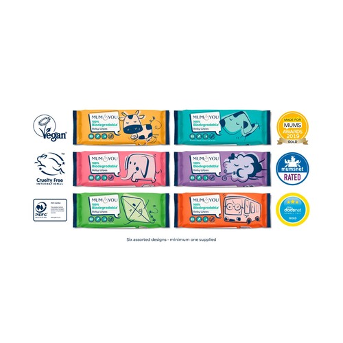 Mum & You 100% Biodegradable Baby Wipes