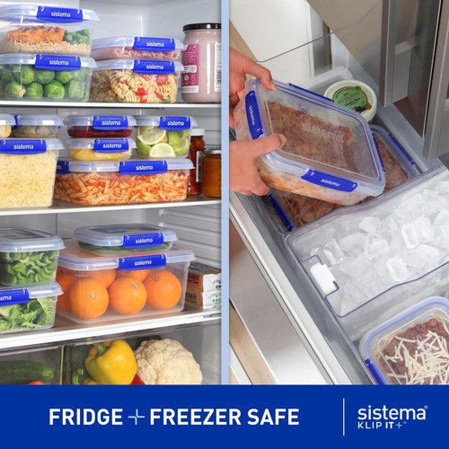 Sistema Klip It Plus 3.35L Containers 3 Pack Airtight Food Storage