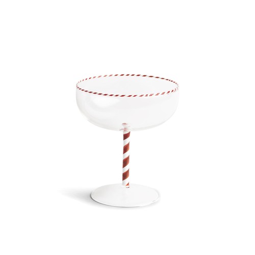 Daylesford Organic Stella Red Coupe Cocktail Glass