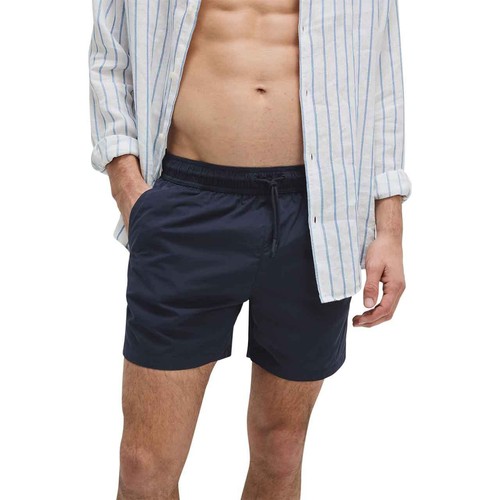 M&S Mens Quick Dry Plain Swim Shorts, 'S 'Medium, Dark Navy
