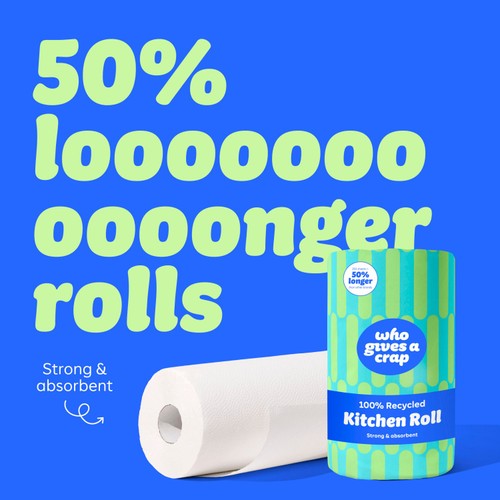 Who Gives A Crap XL Kitchen Roll