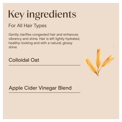 Aveeno Clarify & Shine Apple Cider Vinegar Shampoo for All Hair Types