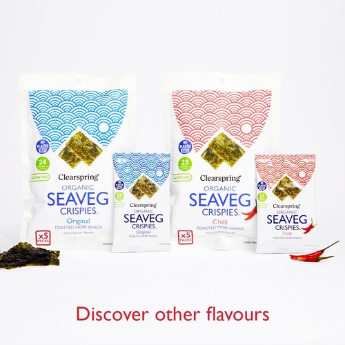 Clearspring Organic Seaveg Crispies Multipack - Chilli