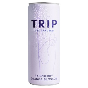 Trip Premium CBD Infused Raspberry Orange Blossom 250ml