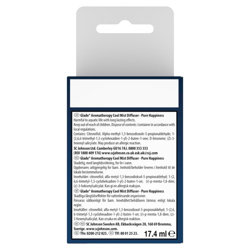 Glade Aromatherapy Mist Diffuser Refill Pure Happiness