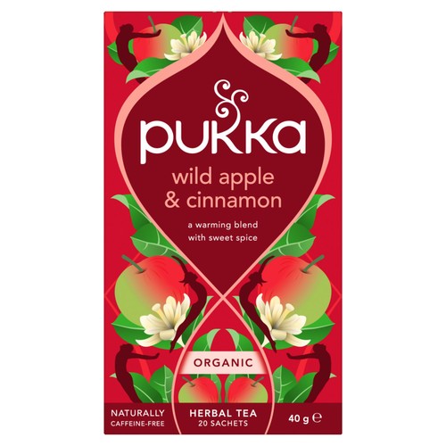 Pukka Wild Apple & Cinnamon with Ginger Teabags Pukka Wild Apple & Cinnamon with Ginger Teabags
