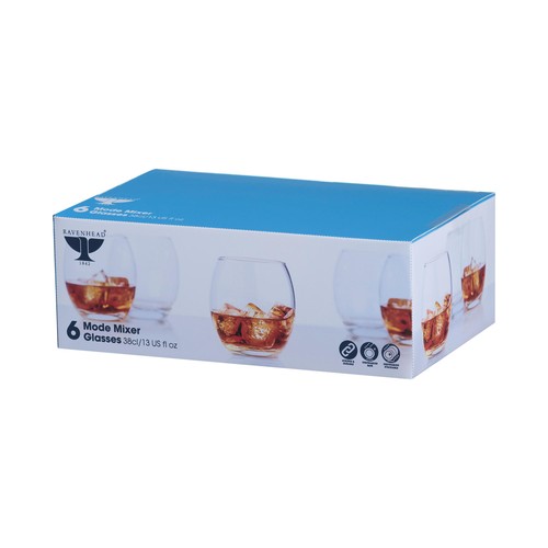 Ravenhead Mode Mixer Tumbler Glasses, 380ml