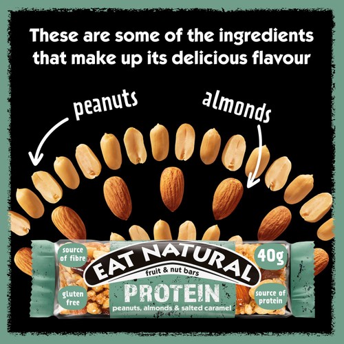 Eat Natural Protein Packed Salted Caramel & Peanuts Bars