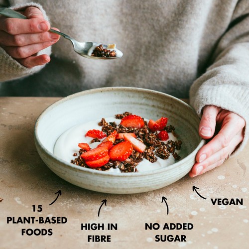 Bio&Me Cocoa & Hazelnut Gut-Loving Prebiotic Granola