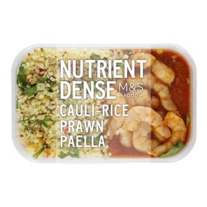 M&S Nutrient Dense Cauli-Rice Prawn Paella