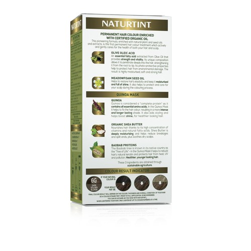 Naturtint Permanent Hair Colour Gel 6G Dark Golden Blonde