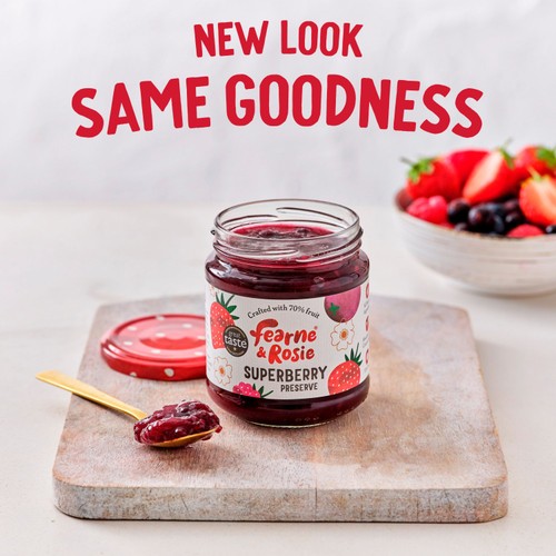 Fearne & Rosie Superberry Jam 70% Fruit