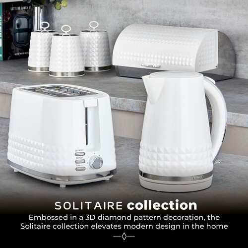Tower Solitaire 1.5L 3KW Kettle White