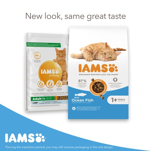 IAMS Adult Dry Cat Food Ocean Fish