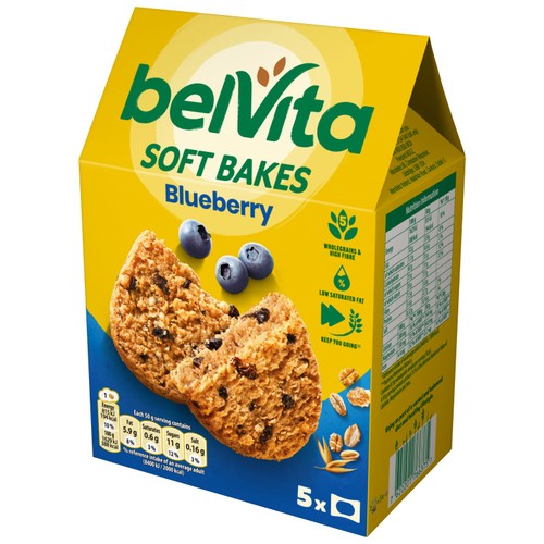 Belvita Breakfast Biscuits Soft Bakes Filled Blueberry