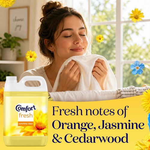 Comfort Fabric Conditioner Sunshiny Days 160 Washes