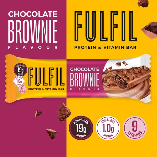 FULFIL Chocolate Brownie Vitamin & Protein Bar