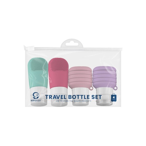 Travel Silicone Bottle Set