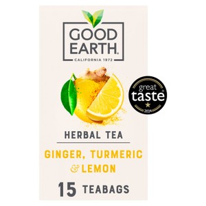 Good Earth Teabags Lemon, Ginger & Turmeric