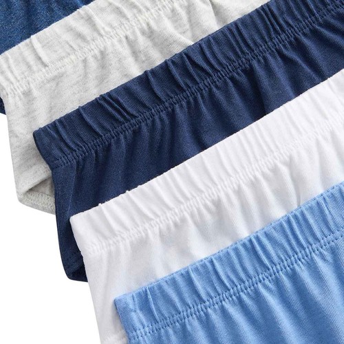 M&S Pure Cotton Briefs, 13-14 Years, Blue Mix