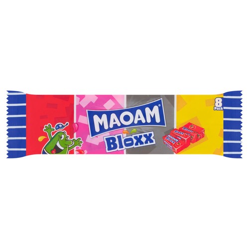 Maoam 8 Pack Bloxx Chewy Sweets