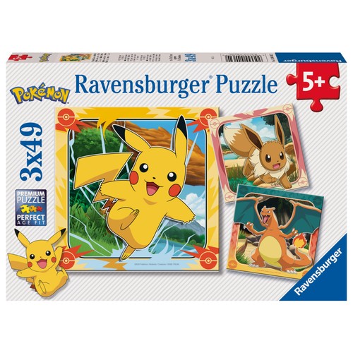 Ravensburger Pokemon 3 x 49 piece Jigsaw Puzzles