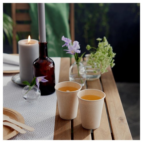 Large Brown Bio Bagasse Cups