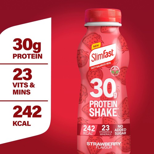 Slimfast Strawberry Protein Shake Multipack