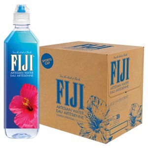 Fiji Artesian Mineral Water 12x 700ml Sports Cap | Clear | 12