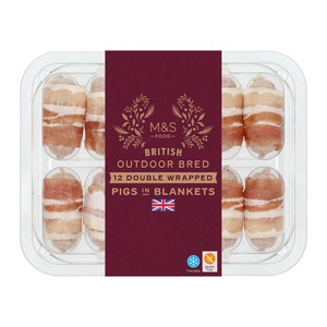 12 British Pork Pigs in Blankets