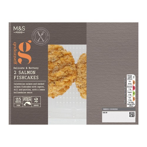 M&S Gastropub 2 Salmon Fishcakes
