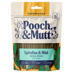 Pooch and Mutt Superfood Dental Sticks For Dogs