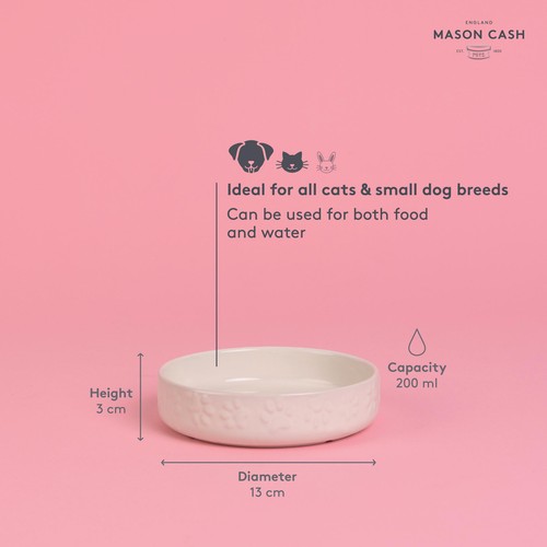 Mason Cash Colour Mix Cream Cat Saucer 13cm