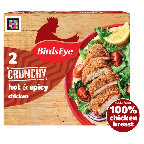 Birds Eye 2 Hot & Spicy Chicken in Breadcrumbs