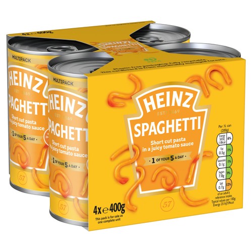 Heinz Spaghetti In Tomato Sauce