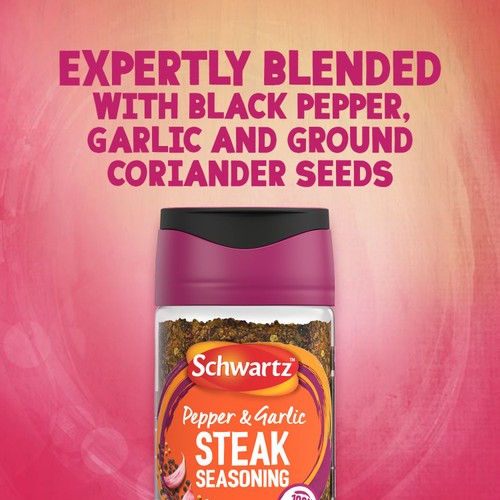 Schwartz Pepper & Garlic Steak Seasoning Jar