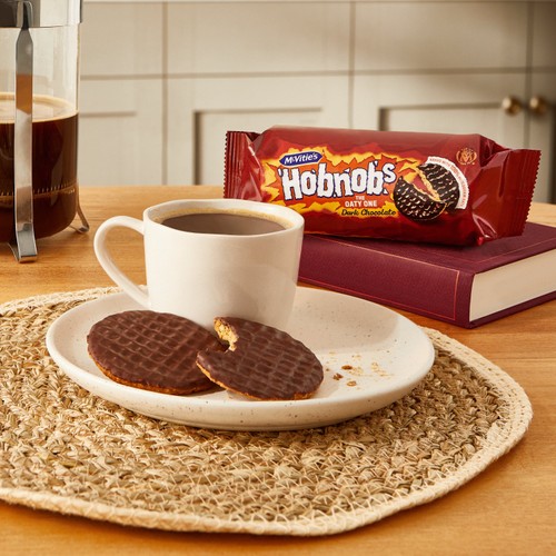 McVitie's Hobnob's Biscuits The Oaty One Dark Chocolate 