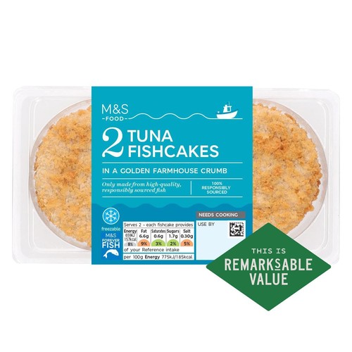 M&S 2 Tuna Fishcakes