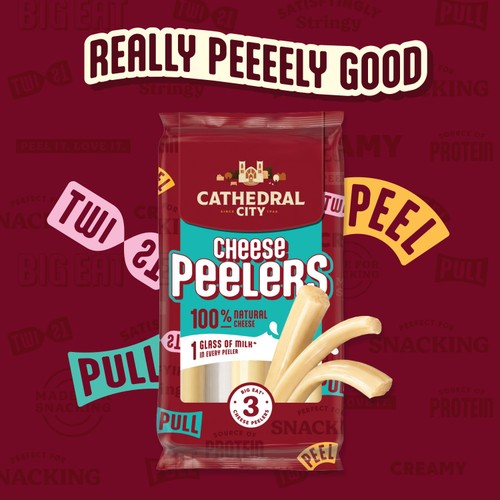 Cathedral City Cheese Peelers 3 Snacks