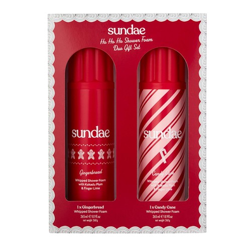 Sundae Whipped Shower Foam Ho Ho Ho Duo Set