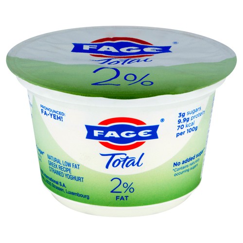 Fage Total 2% Low Fat Greek Recipe Strained Yoghurt