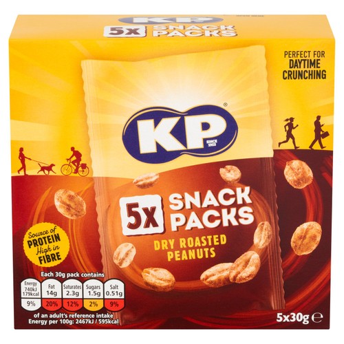 KP Dry Roasted Peanuts Multipack